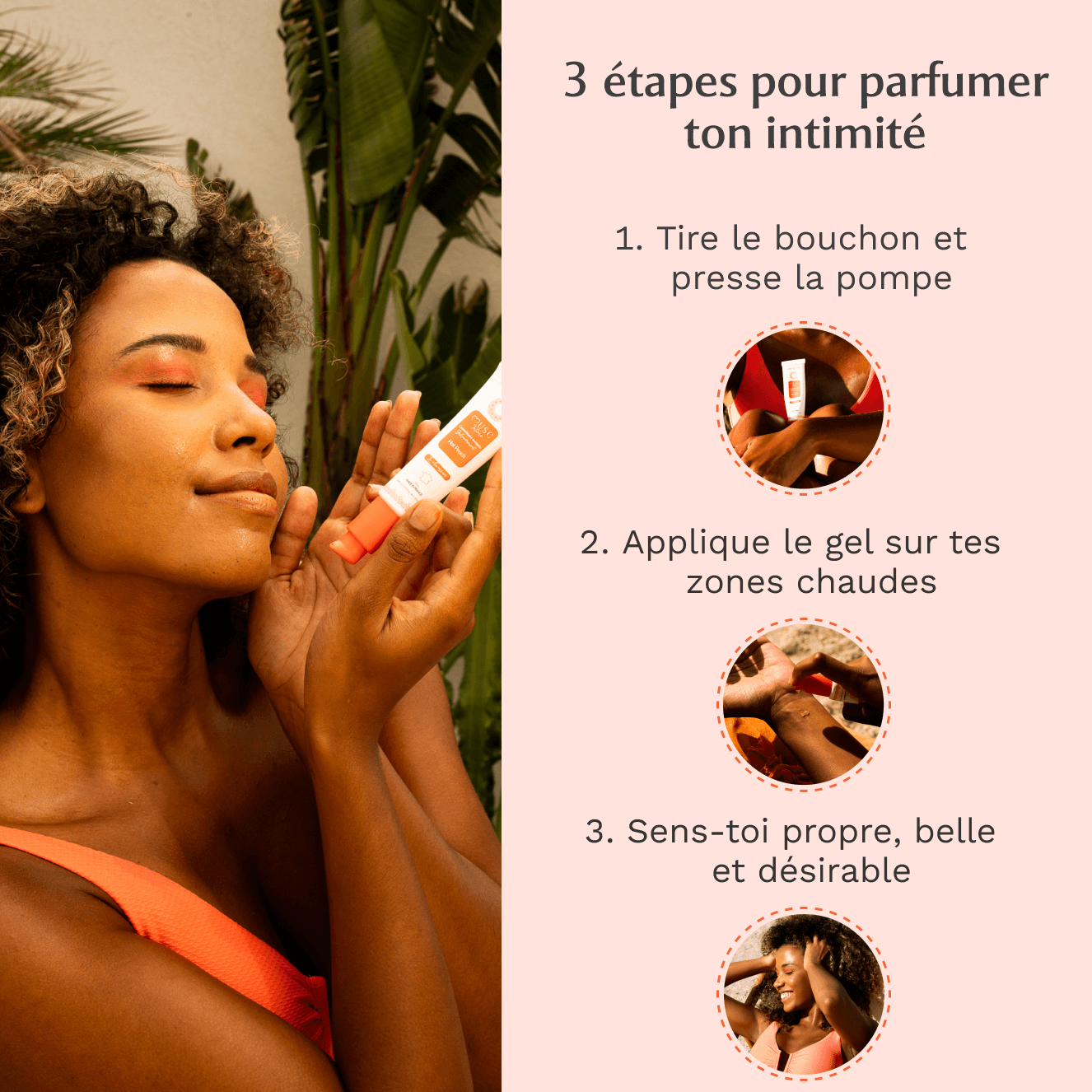 Gel parfumant la Charmeuse - Hot Peach